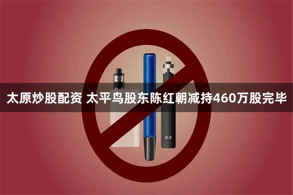 太原炒股配资 太平鸟股东陈红朝减持460万股完毕