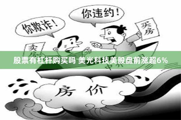 股票有杠杆购买吗 美光科技美股盘前涨超6%