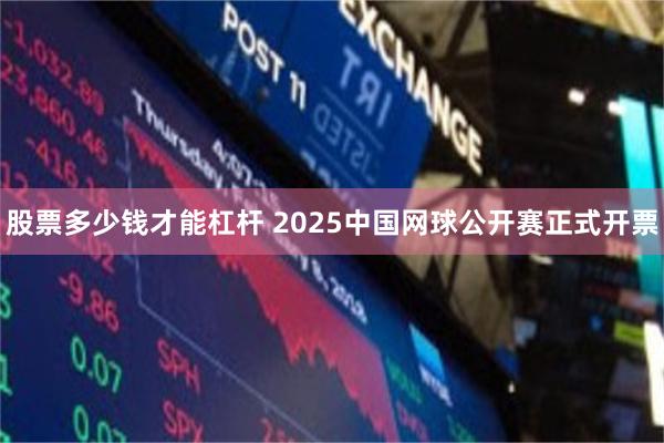 股票多少钱才能杠杆 2025中国网球公开赛正式开票