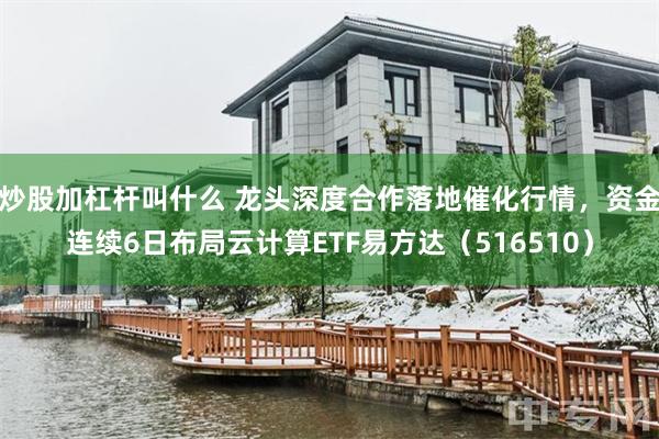 炒股加杠杆叫什么 龙头深度合作落地催化行情，资金连续6日布局云计算ETF易方达（516510）
