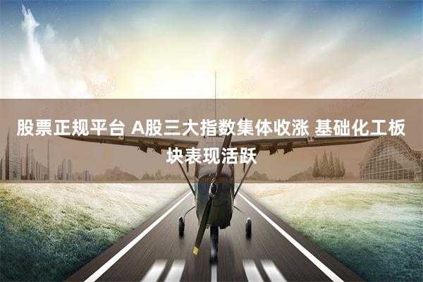 股票正规平台 A股三大指数集体收涨 基础化工板块表现活跃