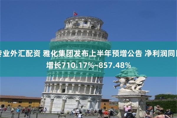 专业外汇配资 雅化集团发布上半年预增公告 净利润同比增长710.17%~857.48%