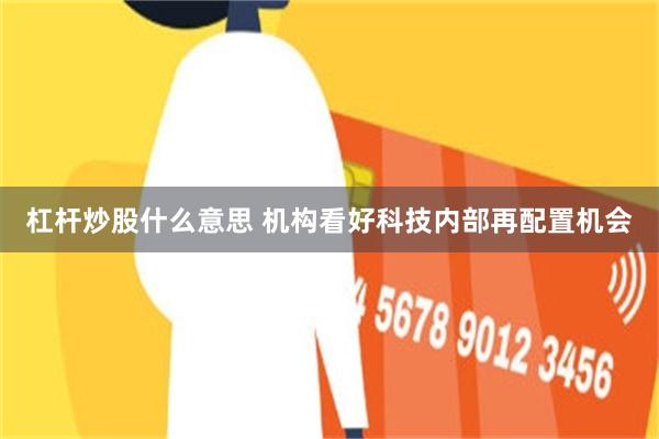 杠杆炒股什么意思 机构看好科技内部再配置机会